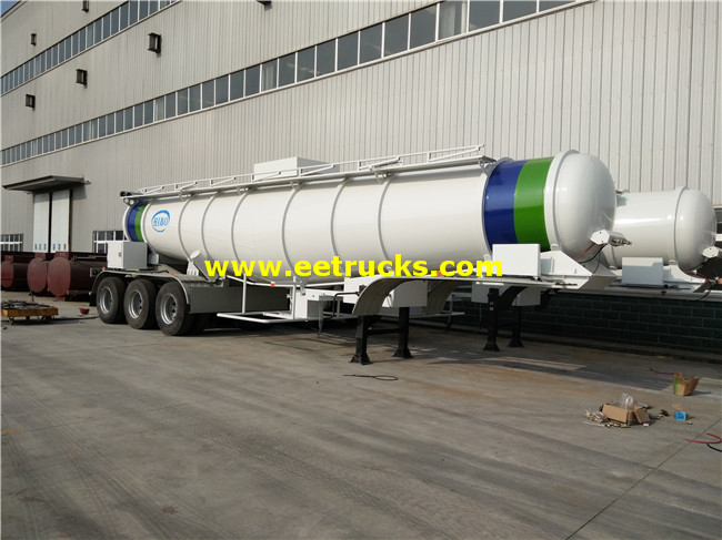 3 Axles Sulfuric Acid Transportation Trailers