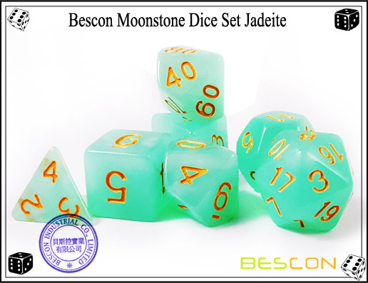Juego de dados de jadeíta-2 Jadeite Dice Set-2