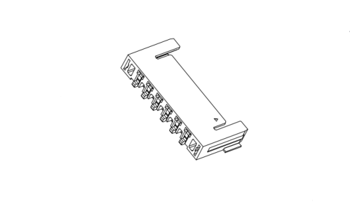 AW2020R-XP 2,00 mm toonhoogte 90 ° SMT Wafer Connector-serie
