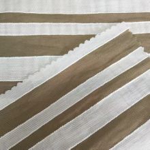 NYLON POLY RAYON WOVEN STRIPE TWILL