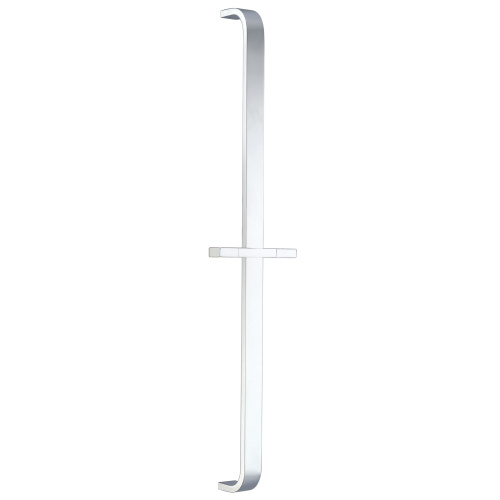 Flat Square Whit Arc Shower Rail