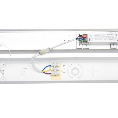 Raccordo per barretta antipolvere a LED industriale