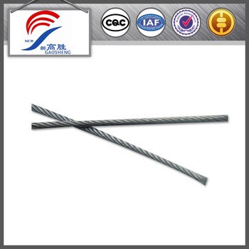 7X7 1.5mm hot dipped galvanized steel wire rope