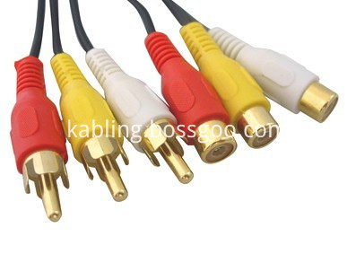 3RCA M TO 3RCA F