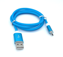 Voice control LED flowing Micro USB cable blue