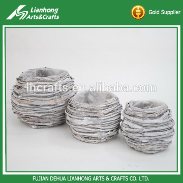 Garden ornament round shape outdoor christmas planters