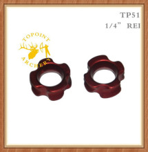 Topoint Archery TP511-1/4" Red Archery Peep Sight for compound bow