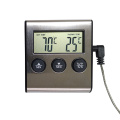 Grote LCD digitale kookthermometer met kloktimer