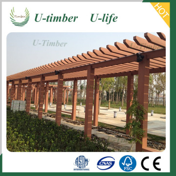 WPC pergola/WPC composite pergola/WPC pergola for wooden garden