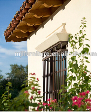 simple wrought iron window guard