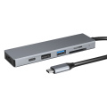 6 port Multiport USB C Hub Type C