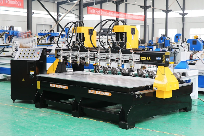 Chinese New Products Multi 8 Spindles Woodworking Machine Type with Rotary Device