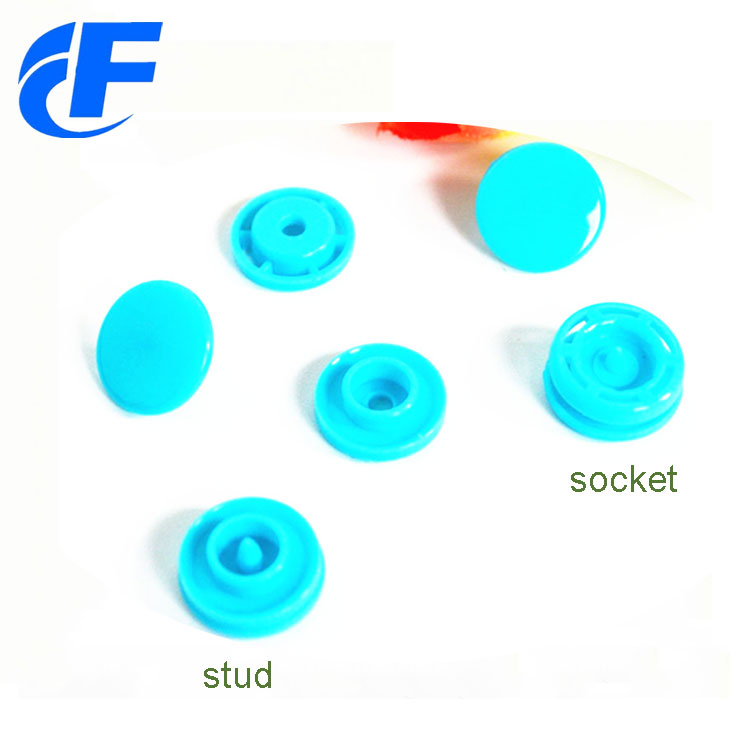 Custom colourful snap button for baby garments