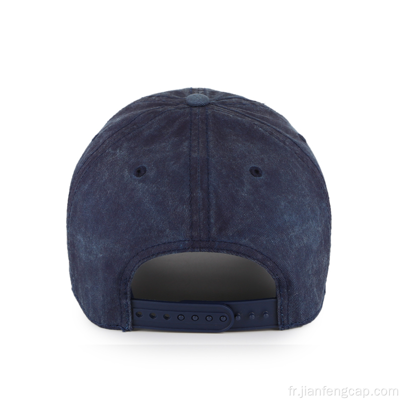 Casquette de baseball en coton Blank Oil avec lavage