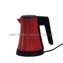 Cordless red water kettles 0.5l jug kettle