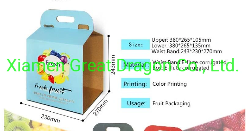 Corrugated Cardboard Fruit Box (PFT132)