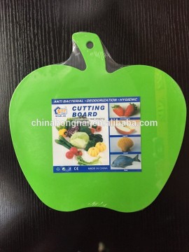 plastic Antibacterial cute cutting board,apple cutting board