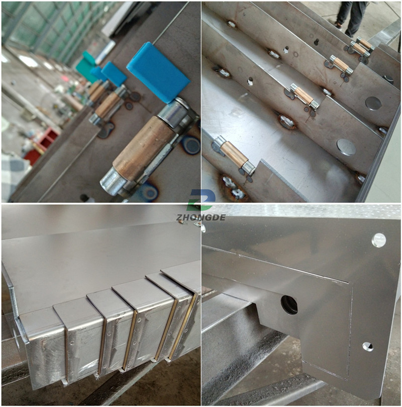 High quality cnc machine steel protective cover telescopic steel cover