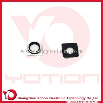 Back Camera Module Lens Cover w Chrome Ring for iPhone 4