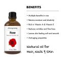 100% d&#39;huile essentielle de rose pure pour le massage Aromatherapy