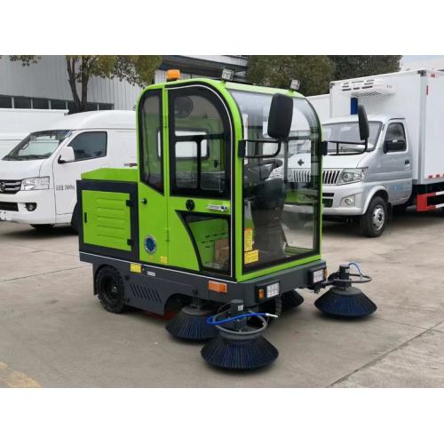 New energy Industrial driving sweeper fully enclosed sweeper