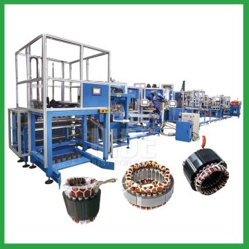 Automatic stator manufacturing production line