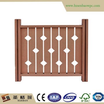 morden cheap yard wood plastic composite fence panels