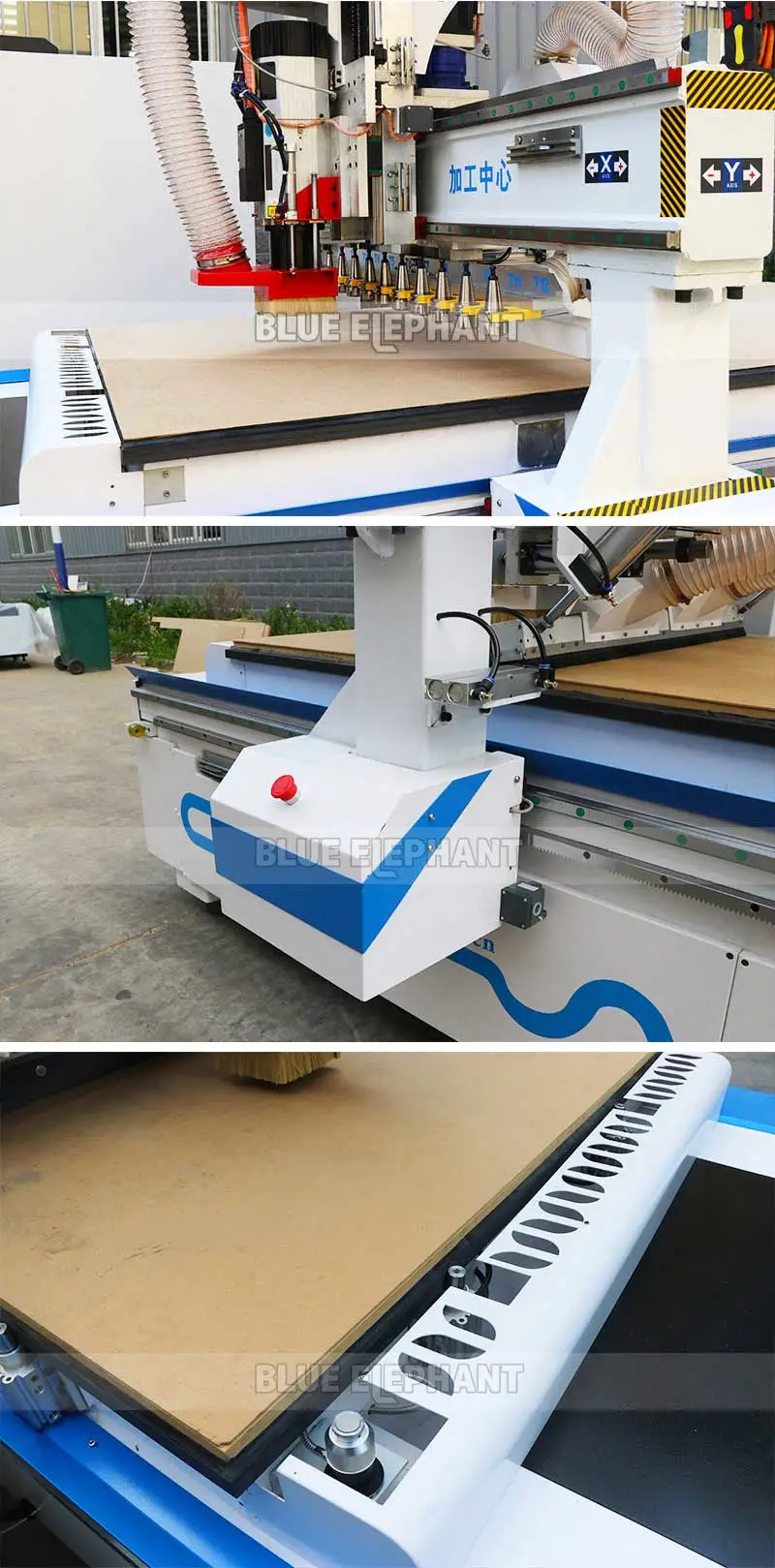 High Speed 1325wood CNC Machine Router with Hsd Air Cooling Spindle