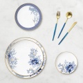 blue and white dinnerware sets