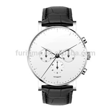 Fashion 2015 transparent case back automatic men watch