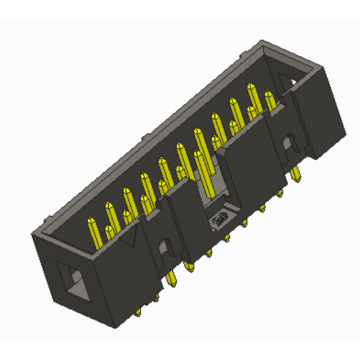 2.54mm مربع رأس المقبس مستقيم