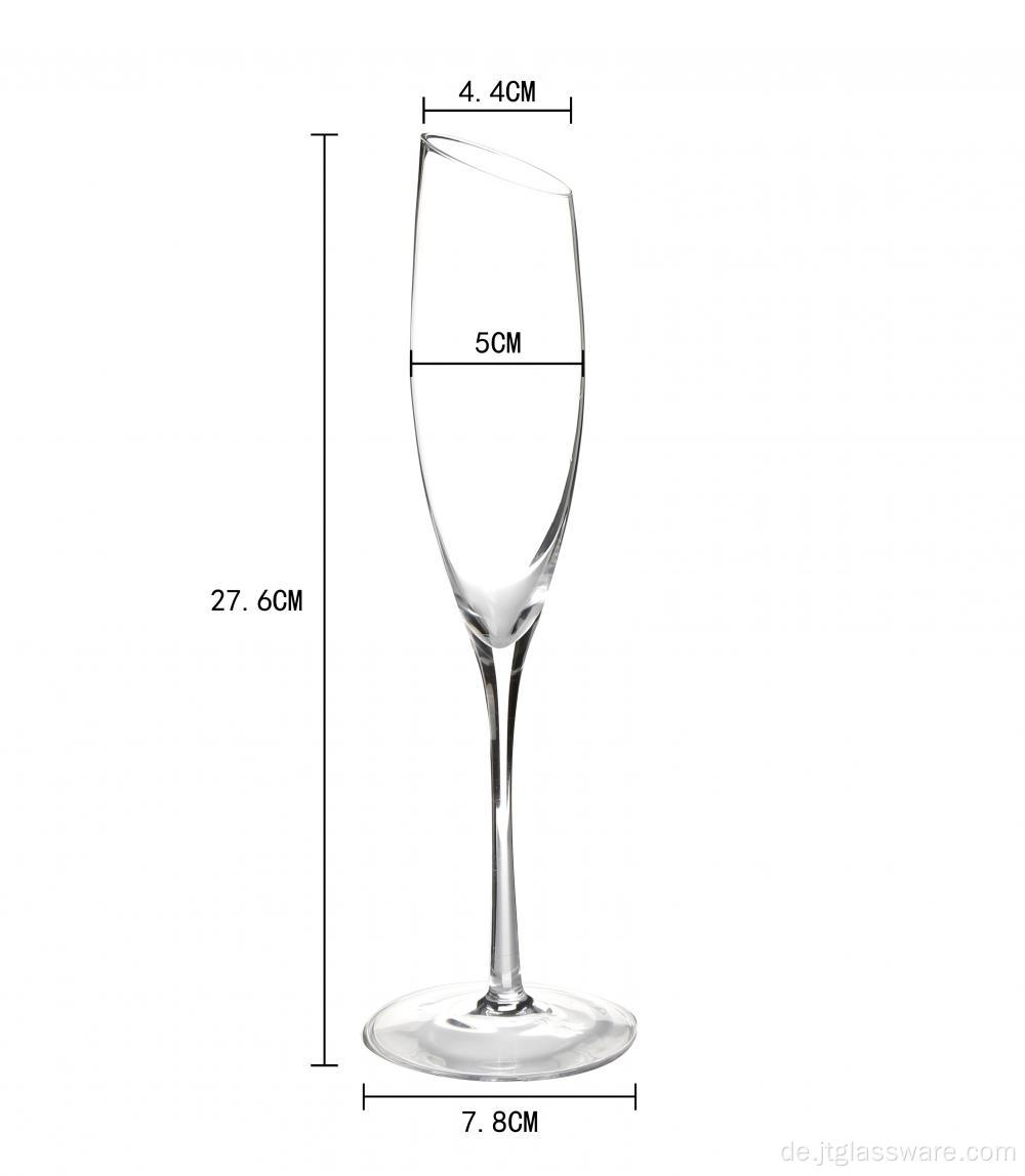 6oz Champagnerglas mit einzigartigem Design