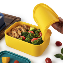 Microwavable silicone lunch box for kids