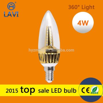 Factory wholesale 3W led candle light E14 base led light candle with candle led light