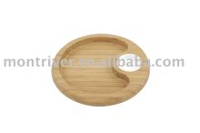 Bamboo snack bowl set