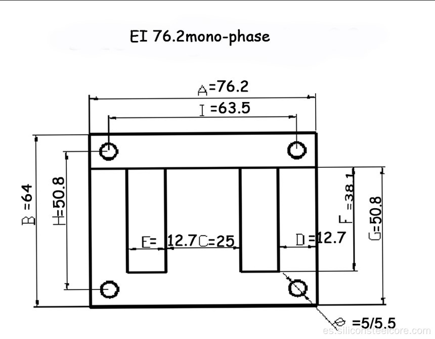 Ei Transformer Core EI-76.2