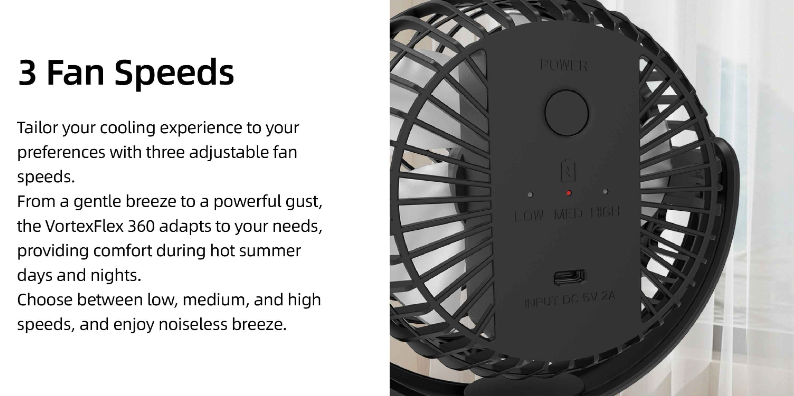 Flexible Tripod Clip pram Fan Rechargeable Portable Mini Usb Octopus Baby Stroller Fan Multi-function fan