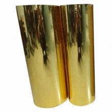 PVC metallized sheet, low toxicity