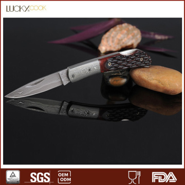 Damascus multi folding knife Columbia knife