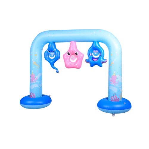 Outdoor Inflatable Arch Sprinklers Tiup Shooting Toy