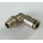 Air-Fluid Nickel Plated Brass P.T.C Swivel Elbow Fitting