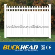 White PVC Fence