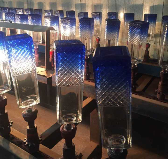 Empty Rectangular Perfume Glass Bottles 50 ML Square with Spayer