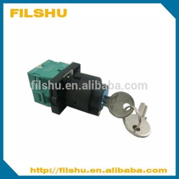 selector push button switch with key
