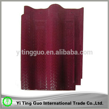 purple roof tile / roofing tile