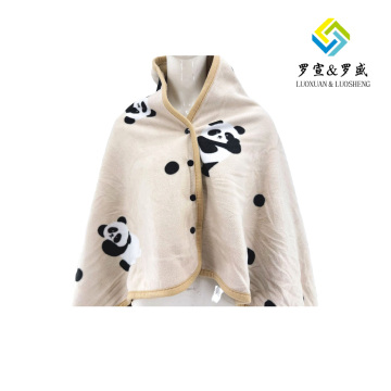 Panda cartoon Felt Blanket