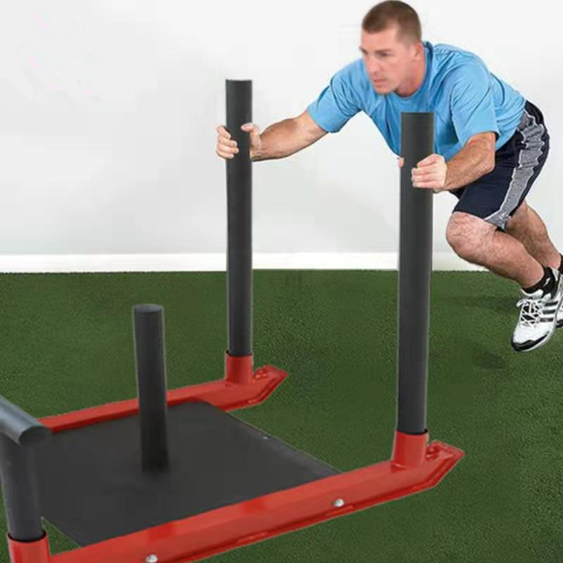 Manufacturer gym fitness sledge push pulling power sled