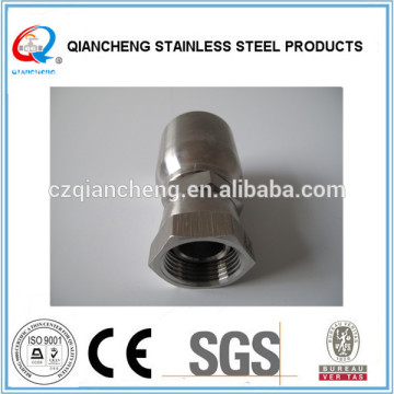 stainless steel SAE 90 flare export standard hose end fitting