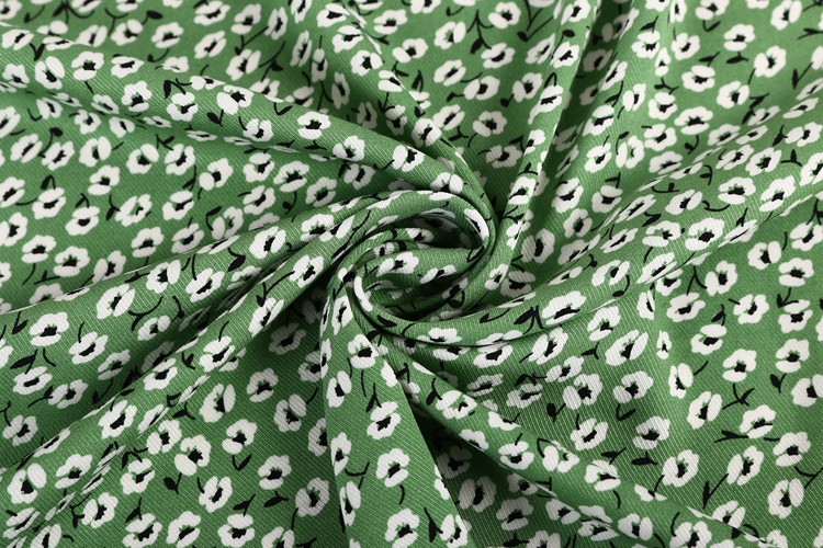 New product printed cloth viscose rayon fabric for women dresses