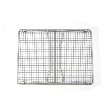 Barbecue Titanium Folding Net Grill with Removable Legs